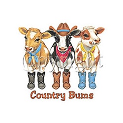 Country Bums Cow Nightshirt