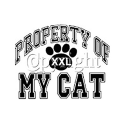 Property of My Cat Custom Nightshirt