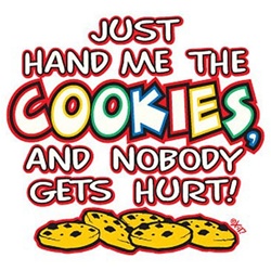 Just Hand Me the Cookies Custom Night Shirt