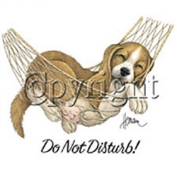 Do Not Disturb Dog Custom Nightshirt