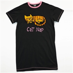 Cat Nap Lazy Ones Nightshirt