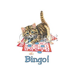 Bingo! Kitten Custom Nightshirt