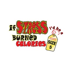 If Stress Burned Calories Custom Nightshirt