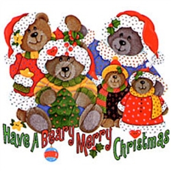 Beary Merry Christmas Custom Nightshirt
