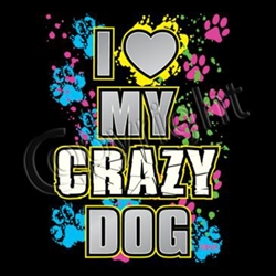 Love My Crazy Dog Custom Nightshirt